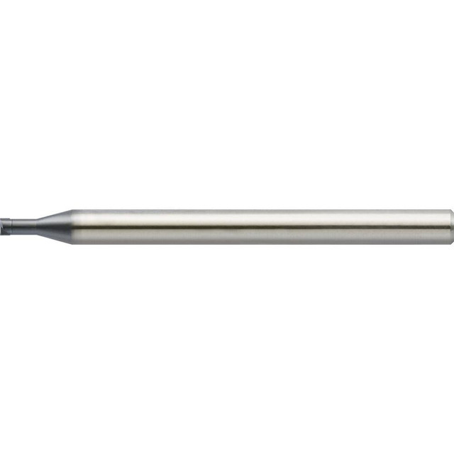 US Union Tool 2814253 Corner Radius End Mill: 1.50 mm Dia, 0.75 mm LOC, 0 deg Helix, UDC Coated, Corner Radius End, Centercutting Series UDCLRSF