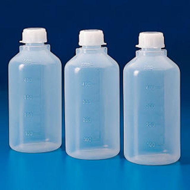 GLOBE SCIENTIFIC INC Bottle with Screwcap Narrow Mouth LDPE Graduated 1000mL 6/Pack p/n 600325-6