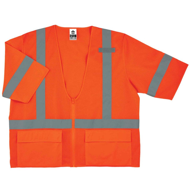ERGODYNE CORPORATION Ergodyne 22115  GloWear Safety Vest, Standard, Type-R Class 3, Large/X-Large, Orange, 8320Z