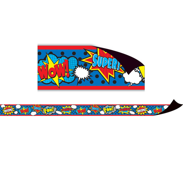 TEACHER CREATED RESOURCES Teacher Created Resources® Superhero Magnetic Borders, 24 Feet TEACHER CREATED RESOURCES Teacher Created Resources® Superhero Magnetic Borders, 24 Feet
