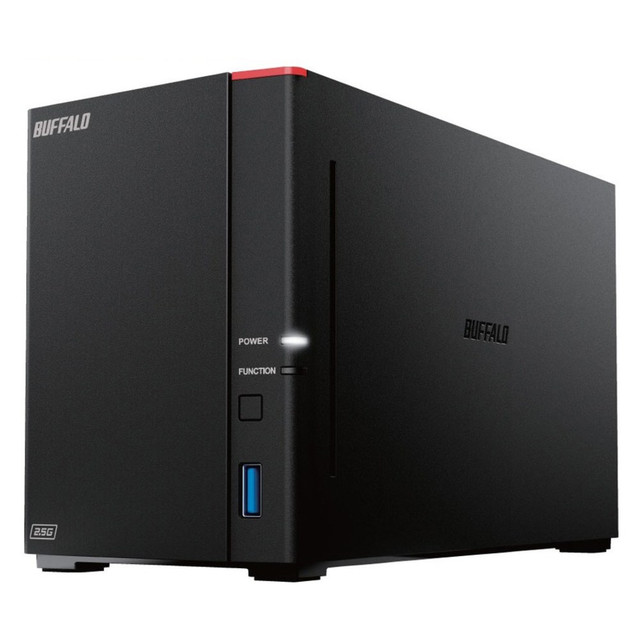 BUFFALO TECHNOLOGY (USA), INC. Buffalo LS720D1602B  LinkStation SoHo 720DB 4TB Hard Drives Included (2 x 2TB, 2 Bay) - -  1.30 GHz - 2 x HDD Supported - 2 x HDD Installed - 16 TB Installed HDD Capacity - 2 GB RAM - Serial ATA/600 Controller