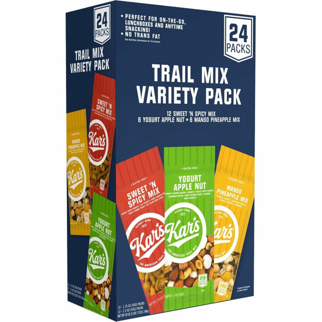 Kar's Nuts Kar's 08363 Kar's Nuts Trail Mix Variety Pack