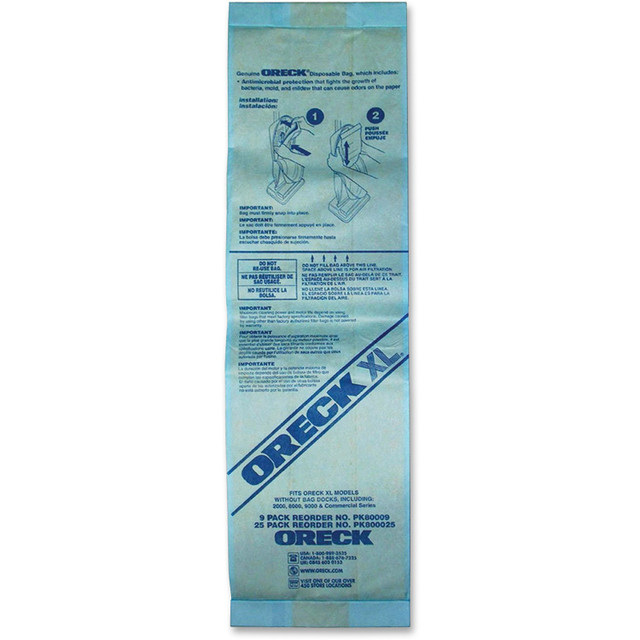 Oreck Commercial Oreck PK800025 Oreck XL Upright Single-wall Filtration Bags