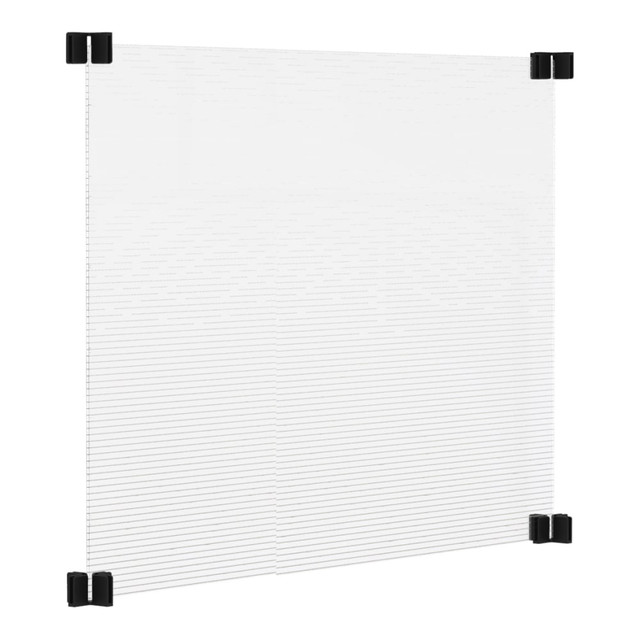 GOLD&LEVY INC. Rosseto Serving Solutions TD015  Avant Guarde 360 deg. Safety Shield, Sneeze Guard, 20in x 24in, Semi-Clear