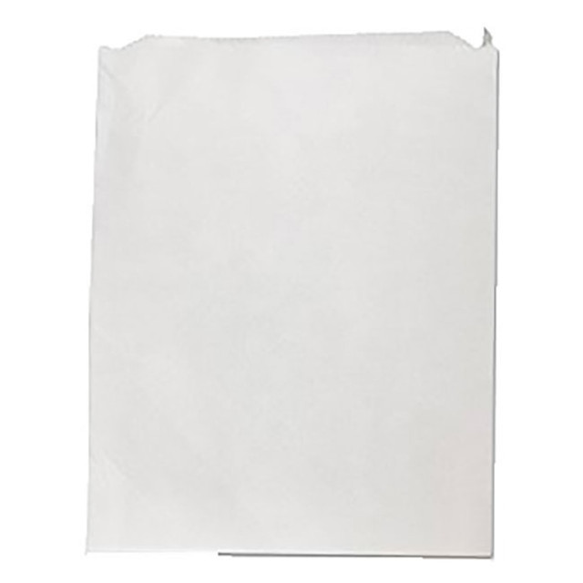 No Brand 6590 Waxed Bags, 6-1/2in x 1in x 8in, Carton Of 2,000