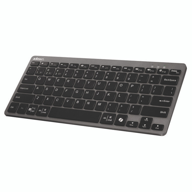 ADESSO INC WKB7000 WKB-7000 Keyboard, Gray/Black