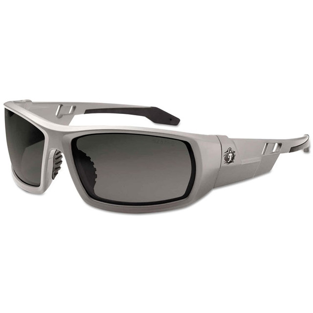 TENACIOUS HOLDINGS, INC. ergodyne® 50130 Skullerz Odin Safety Glasses, Gray Frame/Smoke Lens, Nylon/Polycarb