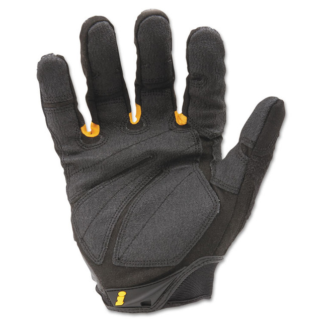 IRONCLAD PERFORMANCE WEAR SDG205XL SuperDuty Gloves, EN388: 4132, 12" Long, X-Large, Black/Yellow, Pair