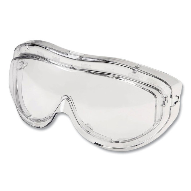 HONEYWELL ENVIRONMENTAL Uvex™ S3400HS Flex Seal OTG Goggles, Clear HydroShield Anti-Fog/Anti-Scratch Lens, Clear/Navy/Gray Frame