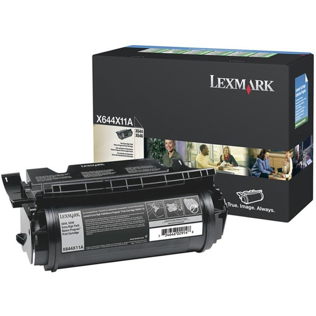 LEXMARK INTERNATIONAL, INC. X644X11A Lexmark X644X11A Black Return Program Extra-High Yield Toner Cartridge