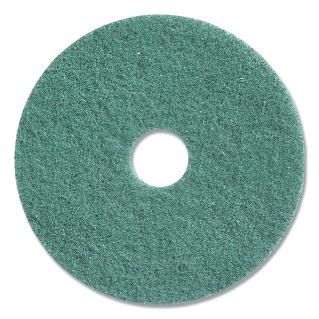 DIVERSEY DD5867447 Twister Floor Pad, 13" Diameter, Green, 2/Carton