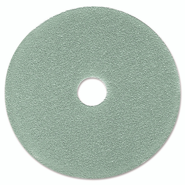 3M/COMMERCIAL TAPE DIV. 08752 Ultra High-Speed Floor Burnishing Pads 3100, 19" Diameter, Aqua, 5/Carton