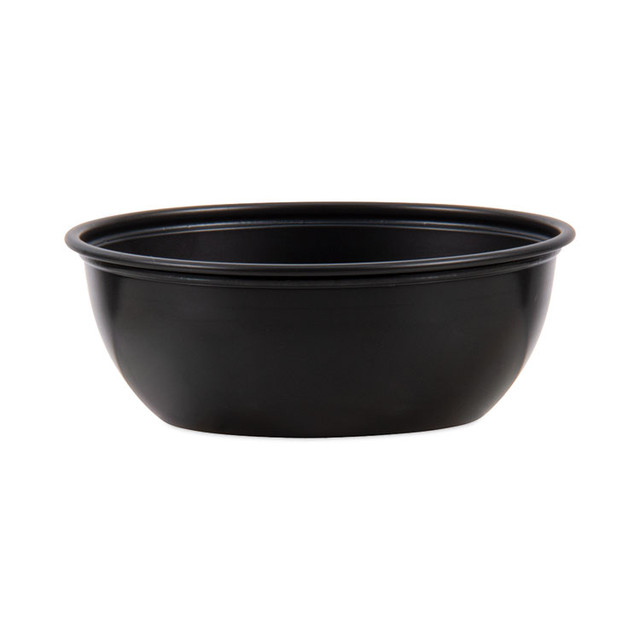 DART SOLO® DSS3 Polystyrene Portion Cups, 3.5 oz, Plastic, Black, 250/Bag, 10 Bags/Carton