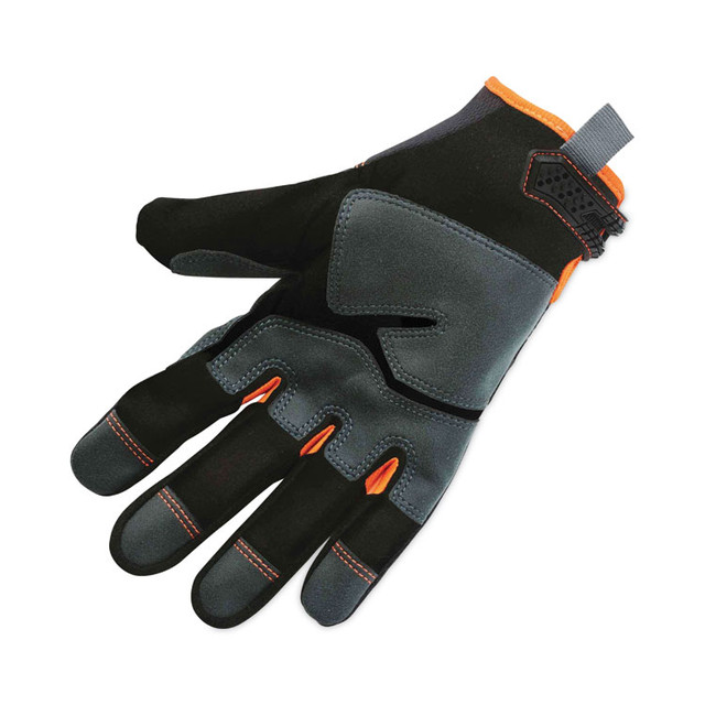 TENACIOUS HOLDINGS, INC. ergodyne® 17226 ProFlex 810 Reinforced Utility Gloves, EN388: 3121X, 9" Long, XX-Large, Black, Pair