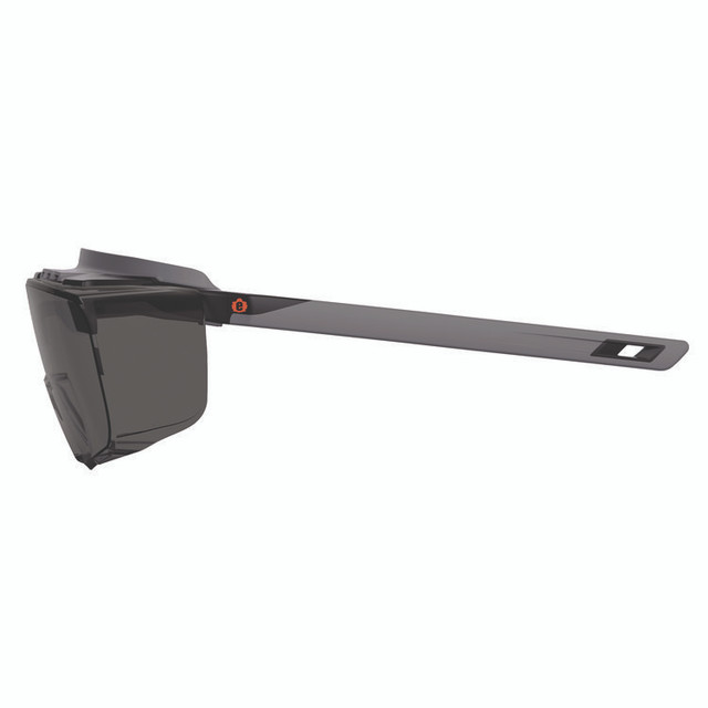 TENACIOUS HOLDINGS, INC. ergodyne® 55105 Skullerz OSMIN Safety Glasses, Matte Black Polycarbonate Frame, Smoke Polycarbonate Lens
