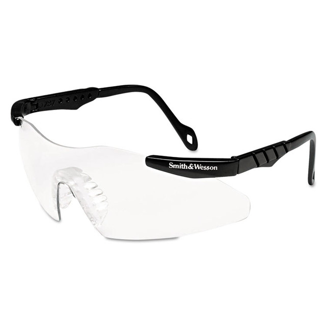 SMITH AND WESSON & 19799 Magnum 3G Safety Eyewear, Black Frame, Clear Lens