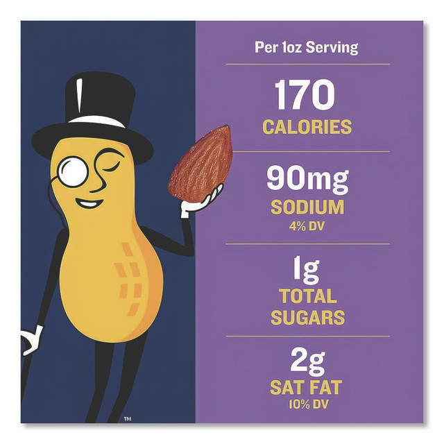 KRAFT FOODS, INC Planters® 01857 Salted Mixed Nuts, 27 oz Canister