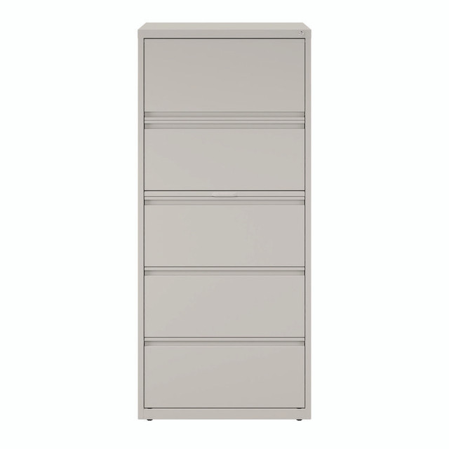 ALERA HLF3067LG Lateral File, 5 Legal/Letter-Size File Drawers, Light Gray, 30" x 18.62" x 67.62"