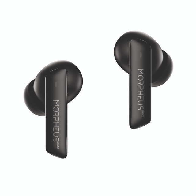 CREATIVE MARKETING, INC. Morpheus 360® TW7850HD Pulse ANC Hybrid Wireless Noise Cancelling Earbuds, Black
