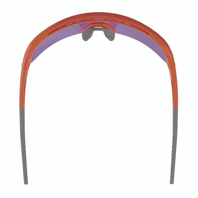 TENACIOUS HOLDINGS, INC. ergodyne® 55019 Skullerz AEGIR Safety Glasses, Mirrored Lenses, Orange Nylon Impact Frame, Purple Mirror Polycarbonate Lens