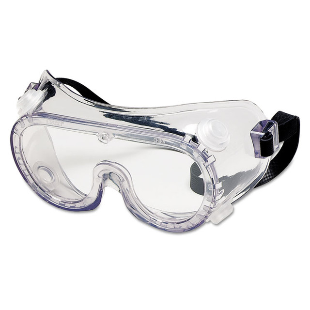 MCR SAFETY 2230R Chemical Safety Goggles, Clear Lens