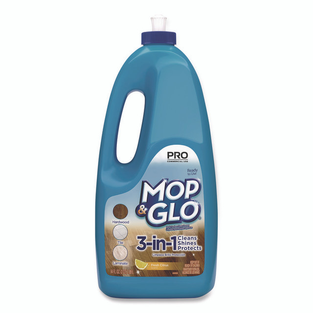 RECKITT BENCKISER Professional MOP & GLO® 74297CT Ready to Use Multi-Surface Floor Cleaner, Fresh Citrus Scent, 64 oz Bottle, 6/Carton