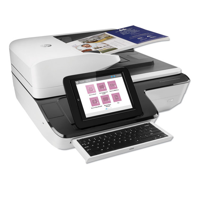 HP INC L2763A ScanJet Enterprise Flow N9120 fn2 Document Scanner, 600 dpi Optical Resolution, 200-Sheet Duplex Auto Document Feeder