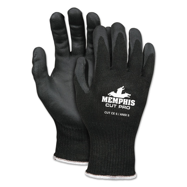 MCR SAFETY 92720NFXL Cut Pro 92720NF Gloves, X-Large, Black, HPPE/Nitrile Foam