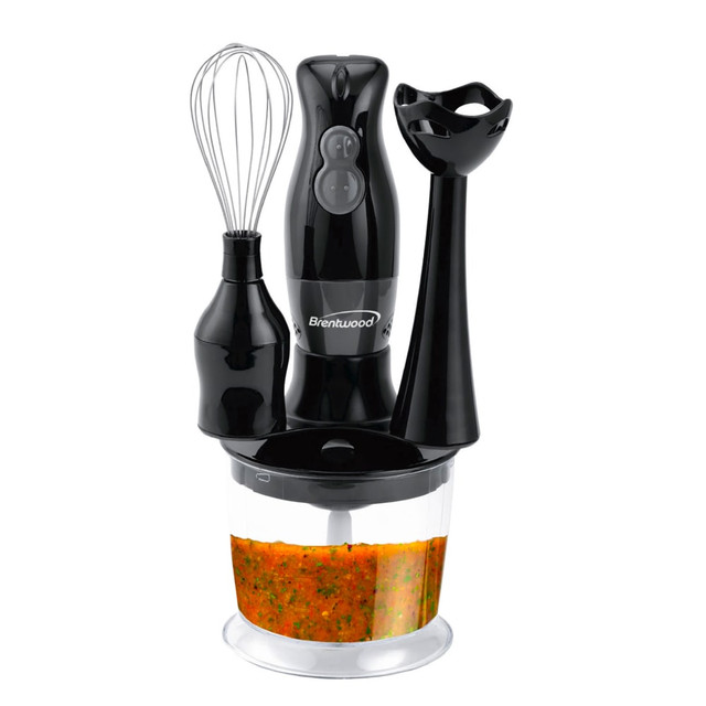 BRENTWOOD APPLIANCES, INC. HB-38BK Brentwood HB-38BK 2-Speed Hand Blender, Black