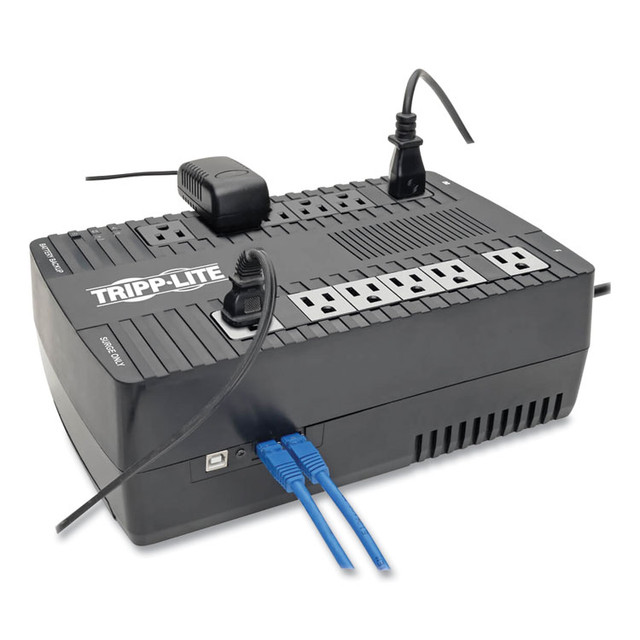 EATON CORPORATION Tripp Lite by AVR900U AVR Series Ultra-Compact Line-Interactive UPS, 12 Outlets, 900 VA, 420 J