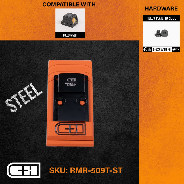 C&H Precision RMR-509T-ST Optics Adapter Plate - RMR