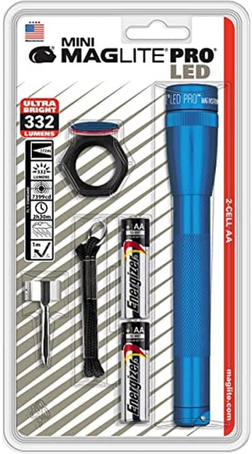 Maglite SP2P11C Mini Maglite Pro 2 AA-Cell LED Flashlight Combo Pack
