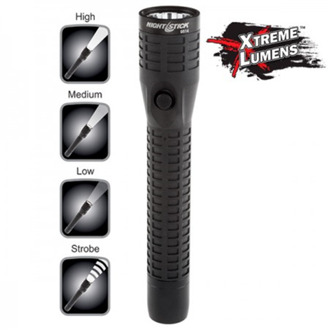 Nightstick NSR-9514XL Polymer Multi-Function Duty/Personal-Size Rechargeable Flashlight