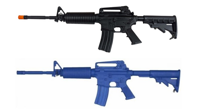 Blue Training Guns By Rings FSM4WB M4 Standard - Carry Hand