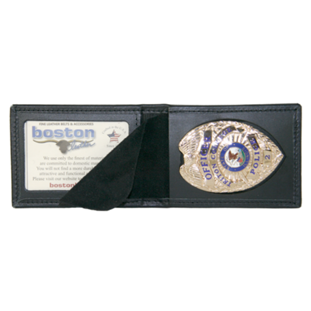 Boston Leather 200-S-9013 Billfold Style Badge Case