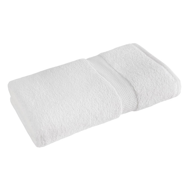 Replenish your bathrooms with 1888 Mills Whole Solutions Bath Towels, which are designed with EnduraWeave technology for a long lifespan. These bath towels come room-ready right out of the box, so theres no need to pre-lauder before use.  Bath towel is soft and absorbent.  Made with cotton for a comfortable feel.  EnduraWeave technology promotes stability and shape retention.  Treated with an antibacterial finish to provide a truly clean and fresh product right out of the box.  Designed in white.