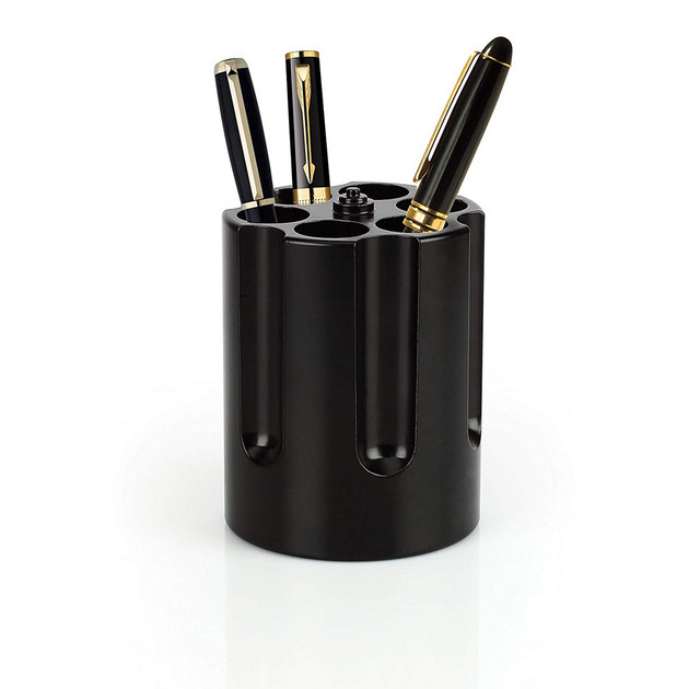 Caliber Gourmet CBG-1007-BK Revolver Cylinder Pen Holder Caliber Gourmet CBG-1007-BK Revolver Cylinder Pen Holder