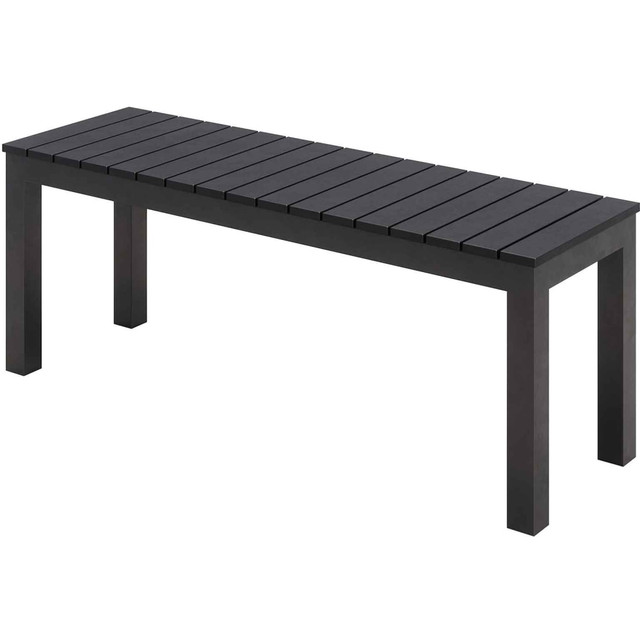 KENTUCKIANA FOAM INC KFI Studios 840031925602  Eveleen Outdoor Bench, Black