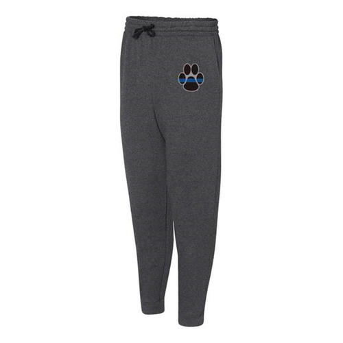 Thin Blue Line PAW-TBL-JOGGERS-CHARC-XXXL Joggers - Thin Blue Line, Paw