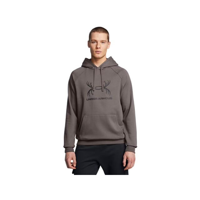 Under Armour 1388086176MD Men's UA Rival Fleece Antler Hoodie