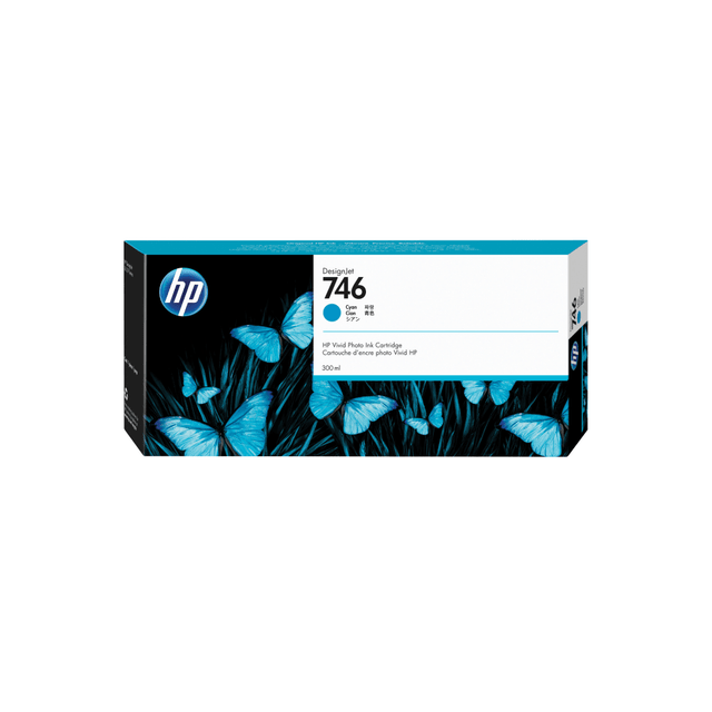 HP INC. HP P2V80A  746 Cyan Ink Cartridge, P2V80A