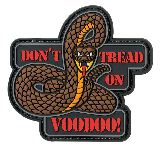 Voodoo Tactical 07-0801000000 Don'T Tread On Voodoo! Rubber Patch (2.5)