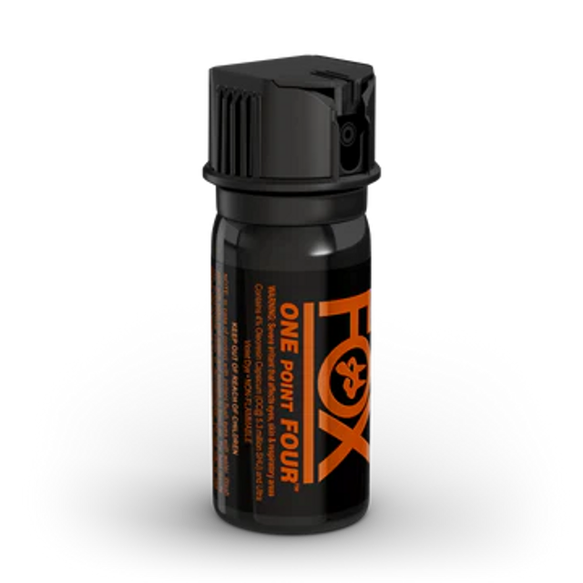 Fox Labs International 34FTS One Point Four Pepper Spray - 3oz Stream Fox Labs International 34FTS One Point Four Pepper Spray - 3oz Stream