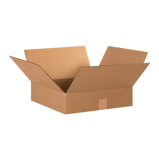 B O X MANAGEMENT, INC. 15154 Partners Brand Flat Corrugated Boxes, 15in x 15in x 4in, Kraft, Pack Of 25 B O X MANAGEMENT, INC. 15154 Partners Brand Flat Corrugated Boxes, 15in x 15in x 4in, Kraft, Pack Of 25