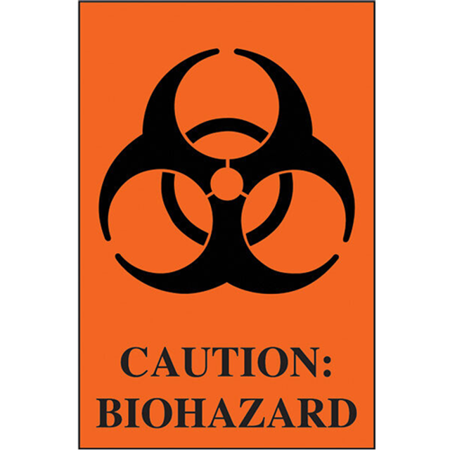 Lightning Powder 1005499 BIO-HAZARD LABELS  (100)