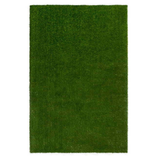 JOY CARPETS & CO. 624Q Joy Carpets Kid Essentials Artificial Grass Rectangle Area Rug, 6ft x 9ft, GreenSpace