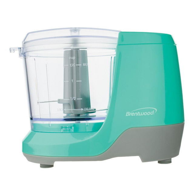 BRENTWOOD APPLIANCES, INC. 995114270M Brentwood 1.5-Cup Mini Food Chopper, Blue BRENTWOOD APPLIANCES, INC. 995114270M Brentwood 1.5-Cup Mini Food Chopper, Blue