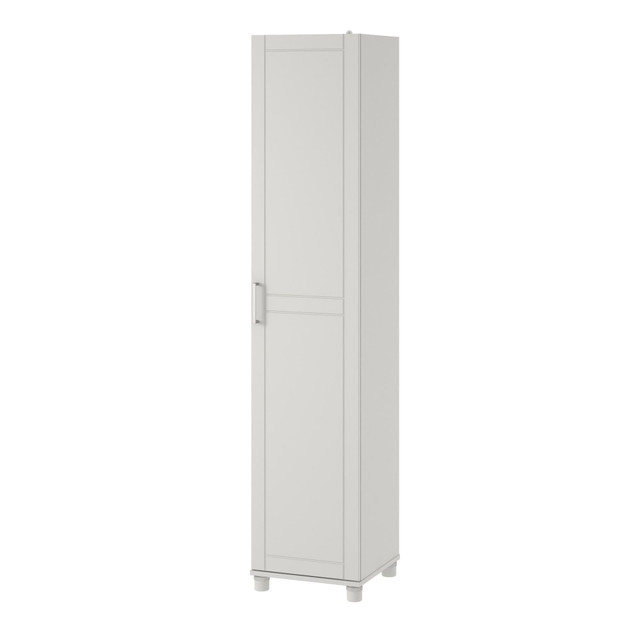 AMERIWOOD INDUSTRIES, INC. 7920403COM Ameriwood Home Callahan 16in Utility Storage Cabinet, 5 Shelves, White