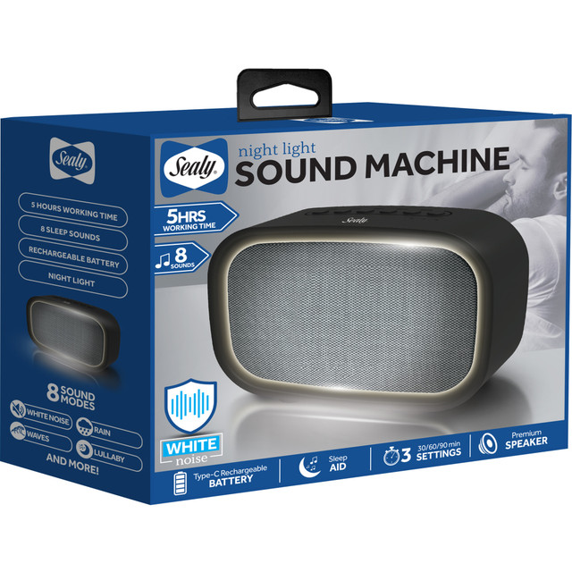 BYTECH NY, INC. SL-HW-SN-109-BK Sealy SL-HW-SN-109-BK Sleep Speaker, Black