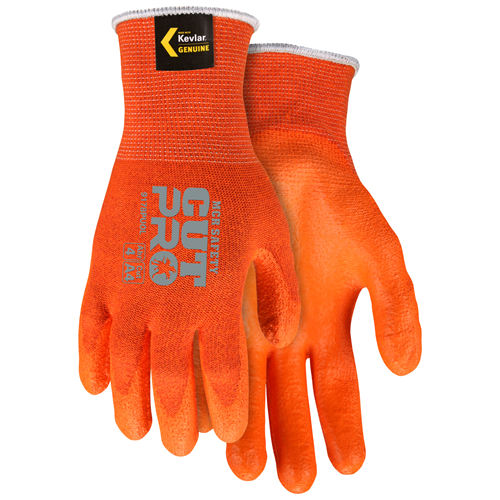 MCR Safety 9178PUOL Orange Kevlar/Orange PU